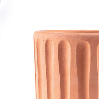 Seletti Magna Graecia terracotta vase with saucer - Buy now on ShopDecor - Discover the best products by SELETTI design