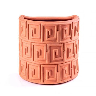Seletti Magna Graecia terracotta wall vase Terracotta Brick Greche - Buy now on ShopDecor - Discover the best products by SELETTI design