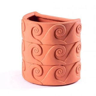 Seletti Magna Graecia terracotta wall vase - Buy now on ShopDecor - Discover the best products by SELETTI design