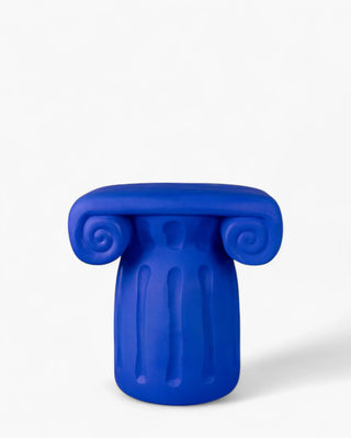 Seletti Magna Graecia Capitello terracotta side table Blue - Buy now on ShopDecor - Discover the best products by SELETTI design