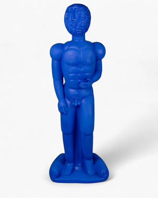 Seletti Magna Graecia terracotta sculpture h. 140 cm. - 55.12 inch. Blue Bronzo - Buy now on ShopDecor - Discover the best products by SELETTI design
