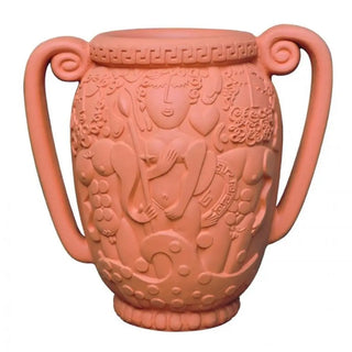 Seletti Magna Graecia terracotta amphora h. 15 cm. - 5.90 inch. Terracotta Brick - Buy now on ShopDecor - Discover the best products by SELETTI design