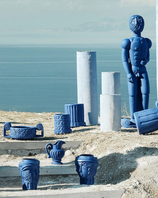 Seletti Magna Graecia terracotta vase with saucer - Buy now on ShopDecor - Discover the best products by SELETTI design