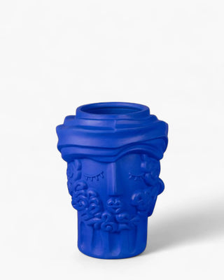 Seletti Magna Graecia terracotta vase h. 33 cm - 12.99 inch. Blue Man - Buy now on ShopDecor - Discover the best products by SELETTI design