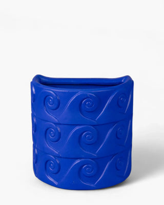 Seletti Magna Graecia terracotta wall vase Blue Waves - Buy now on ShopDecor - Discover the best products by SELETTI design