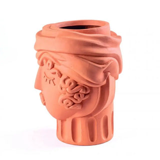 Seletti Magna Graecia terracotta vase h. 33 cm - 12.99 inch. - Buy now on ShopDecor - Discover the best products by SELETTI design