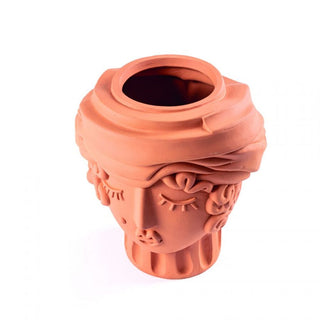 Seletti Magna Graecia terracotta vase h. 33 cm - 12.99 inch. - Buy now on ShopDecor - Discover the best products by SELETTI design