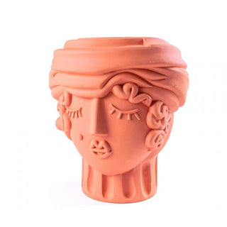 Seletti Magna Graecia terracotta vase h. 33 cm - 12.99 inch. - Buy now on ShopDecor - Discover the best products by SELETTI design