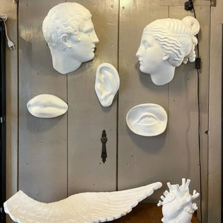 Seletti Memorabilia Museum Nymph Head with porcelain decoration - Buy now on ShopDecor - Discover the best products by SELETTI design