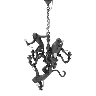 Seletti The Monkey Chandelier suspension lamp Black - Buy now on ShopDecor - Discover the best products by SELETTI design