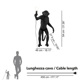Seletti The Monkey Lamp Standing table lamp - Buy now on ShopDecor - Discover the best products by SELETTI design
