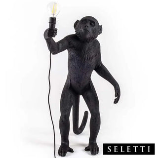 Seletti The Monkey Lamp Standing table lamp Black - Buy now on ShopDecor - Discover the best products by SELETTI design