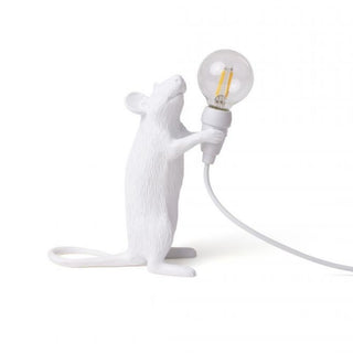 Seletti Mouse Lamp Step table lamp White - Buy now on ShopDecor - Discover the best products by SELETTI design