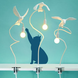 Seletti Sparrow with clamp table lamp - Buy now on ShopDecor - Discover the best products by SELETTI design