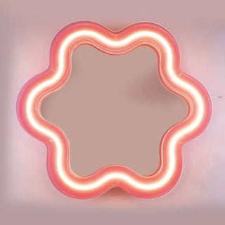 Seletti Supercurve Mirror Flower LED mirror - Buy now on ShopDecor - Discover the best products by SELETTI design