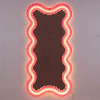 Seletti Supercurve Mirror Tall LED mirror - Buy now on ShopDecor - Discover the best products by SELETTI design