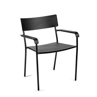 Serax August chair with armrests Serax August Black h. 79 cm - 31.10 in - Buy now on ShopDecor - Discover the best products by SERAX design