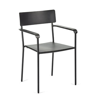 Serax August chair with armrests Serax August Black h. 85 cm - 33.47 in - Buy now on ShopDecor - Discover the best products by SERAX design