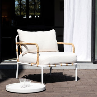 Serax Capizzi OUTDOOR armchair - off white cushions - Buy now on ShopDecor - Discover the best products by SERAX design