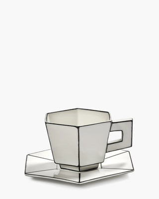 Serax Carte Blanche cappuccino cup with saucer - Buy now on ShopDecor - Discover the best products by SERAX design