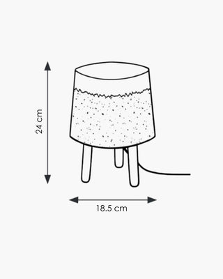 Serax Concrete table lamp diam. 18.5 cm. - 7.28 in. - Buy now on ShopDecor - Discover the best products by SERAX design