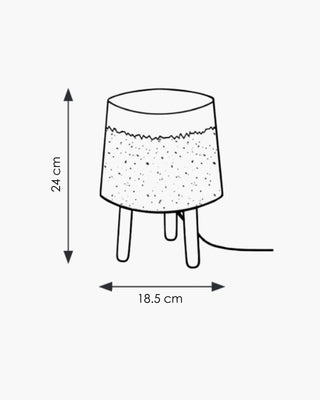 Serax Concrete table lamp diam. 18.5 cm. - 7.28 in. - Buy now on ShopDecor - Discover the best products by SERAX design