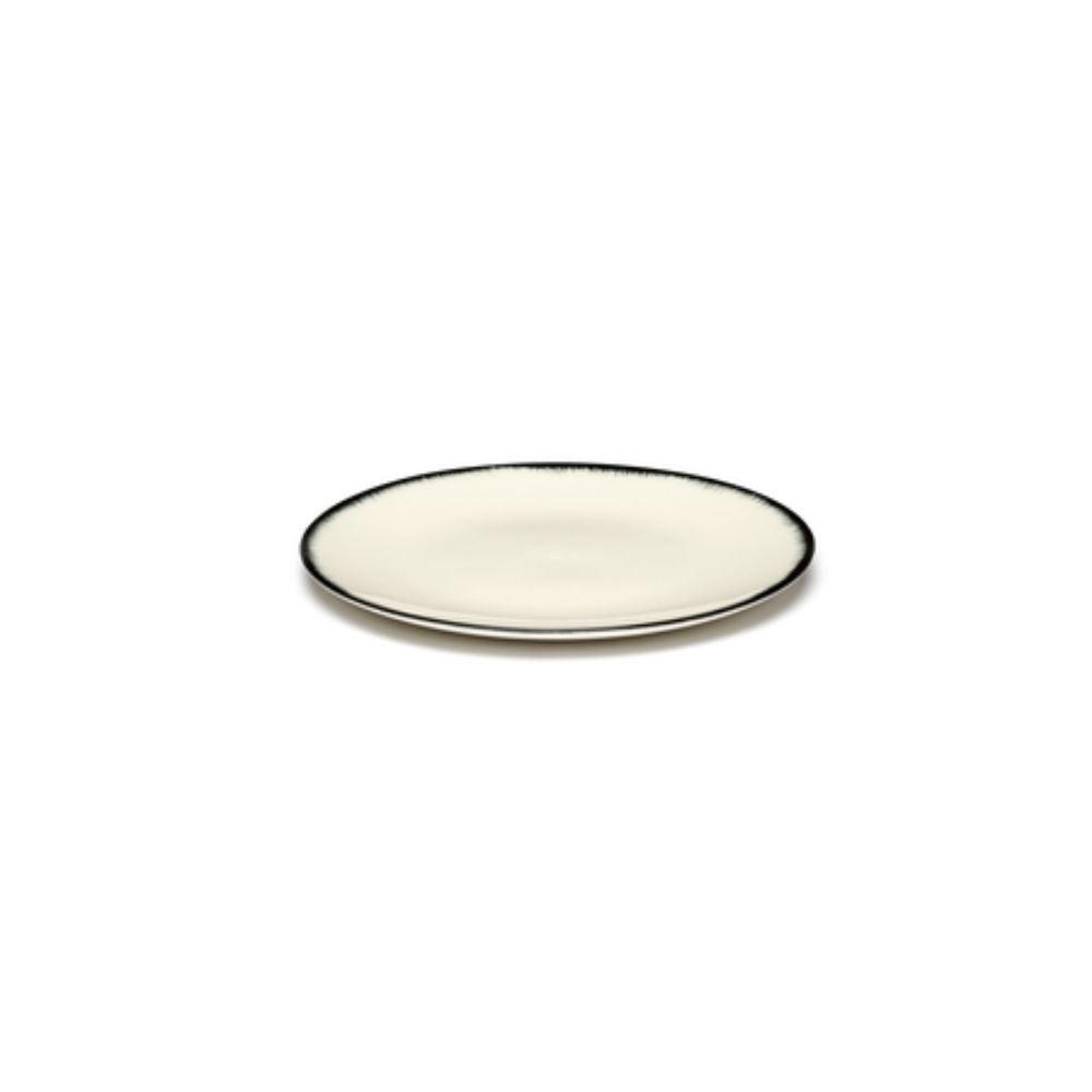 Serax Dé plate off white/black var 1 - Buy now on ShopDecor - Discover the best products by SERAX design