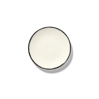 Serax Dé plate diam. 14 cm. off white/black var 1 - Buy now on ShopDecor - Discover the best products by SERAX design