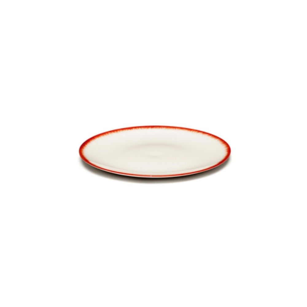 Serax Dé plate off white/red var 2 - Buy now on ShopDecor - Discover the best products by SERAX design