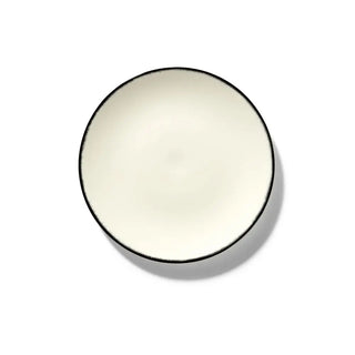 Serax Dé plate off white/black var 1 17.5 cm - 6.89 in - Buy now on ShopDecor - Discover the best products by SERAX design
