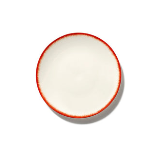Serax Dé plate off white/red var 2 17.5 cm - 6.89 in - Buy now on ShopDecor - Discover the best products by SERAX design