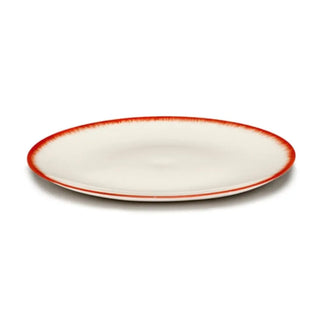 Serax Dé plate off white/red var 2 - Buy now on ShopDecor - Discover the best products by SERAX design