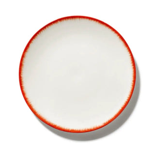 Serax Dé plate off white/red var 2 24 cm - 9.45 in - Buy now on ShopDecor - Discover the best products by SERAX design