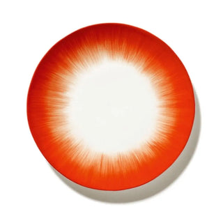 Serax Dé plate off white/red var 5 24 cm - 9.45 in - Buy now on ShopDecor - Discover the best products by SERAX design