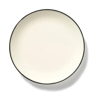 Serax Dé plate off white/black var 1 28 cm - 11.03 in - Buy now on ShopDecor - Discover the best products by SERAX design