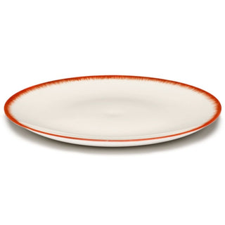 Serax Dé plate off white/red var 2 - Buy now on ShopDecor - Discover the best products by SERAX design
