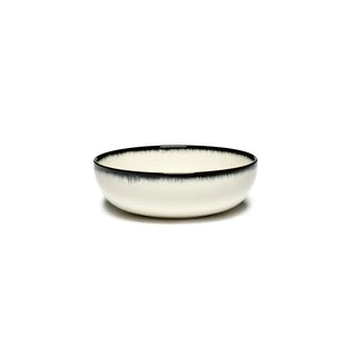 Serax Dé high plate off white/black var A 13 cm - 5.08 in - Buy now on ShopDecor - Discover the best products by SERAX design