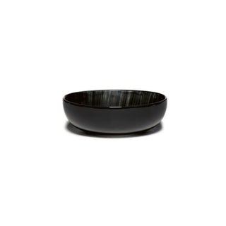 Serax Dé high plate off white/black var C 13 cm - 5.08 in - Buy now on ShopDecor - Discover the best products by SERAX design