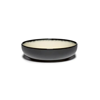 Serax Dé high plate off white/black var D 15.5 cm - 6.11 in - Buy now on ShopDecor - Discover the best products by SERAX design