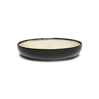 Serax Dé high plate off white/black var D 18.5 cm - 7.29 in - Buy now on ShopDecor - Discover the best products by SERAX design
