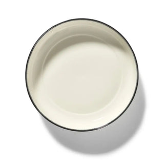 Serax Dé high plate off white/black var A - Buy now on ShopDecor - Discover the best products by SERAX design