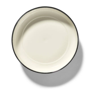 Serax Dé high plate off white/black var D - Buy now on ShopDecor - Discover the best products by SERAX design
