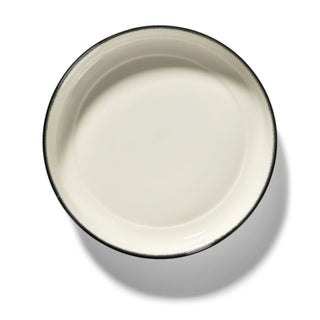 Serax Dé high plate off white/black var A - Buy now on ShopDecor - Discover the best products by SERAX design