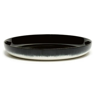 Serax Dé high plate off white/black var B 27 cm - 10.63 in - Buy now on ShopDecor - Discover the best products by SERAX design