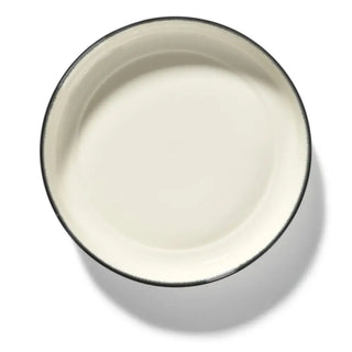 Serax Dé high plate off white/black var D - Buy now on ShopDecor - Discover the best products by SERAX design