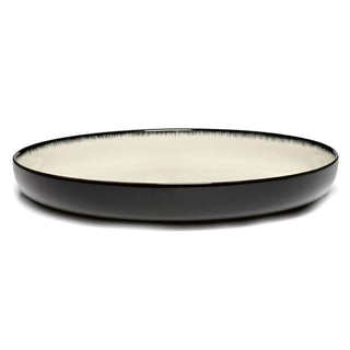 Serax Dé high plate off white/black var D 27 cm - 10.63 in - Buy now on ShopDecor - Discover the best products by SERAX design