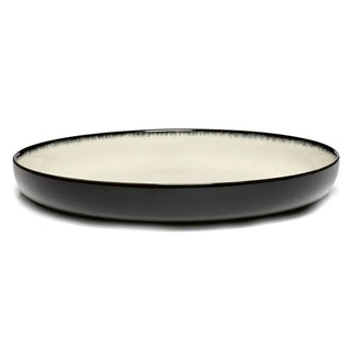 Serax Dé high plate off white/black var D 27 cm - 10.63 in - Buy now on ShopDecor - Discover the best products by SERAX design