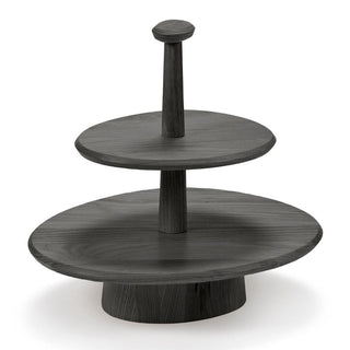 Serax Dune cake stand 01 two tier Black - Buy now on ShopDecor - Discover the best products by SERAX design