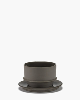 Serax Dune cup with saucer Slate Coffee - Buy now on ShopDecor - Discover the best products by SERAX design