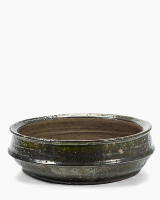 Serax Dune planter bowl 02 Dark green 49 cm - 19.29 in - Buy now on ShopDecor - Discover the best products by SERAX design